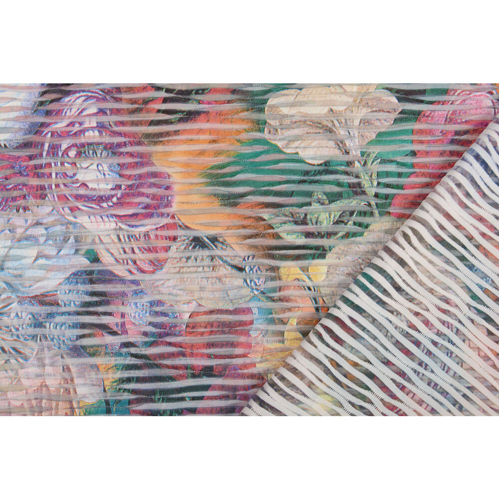 Fancy Mesh Digital Liselle Multi-1 - YES Fabrics