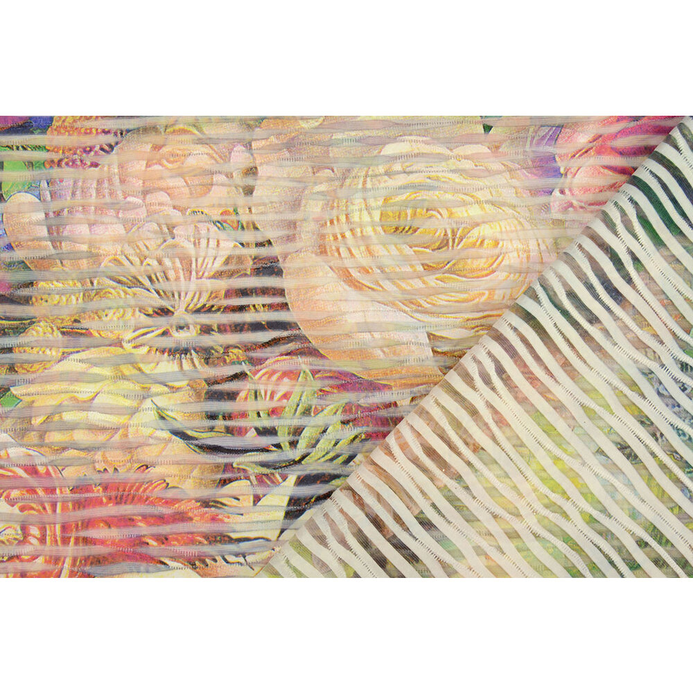 Fancy Mesh Digital Liselle Multi-2 - YES Fabrics