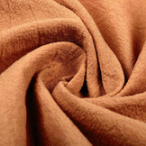 100% Washed Cotton Orange Brique