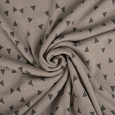 Jogging Alpenfleece Kleine driehoek Taupe