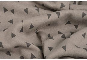 Jogging Alpenfleece Kleine driehoek Taupe