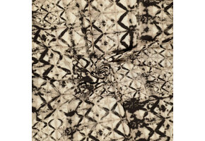 Viscose Linen Digital Shibori Tie Dye Grey