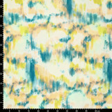 Viscose Linnen Digitaal Brush Te Dye Geel Blauw