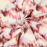 Viscose Linnen Digitaal Brush Te Dye Roze Paars