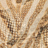 Digital Baumwoll Stretch Glossy Snakeskin Braun