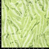 Digital Stretch Cotton Glossy Snakeskin Green