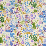 Jogging Alpenfleece Forest Animals Creme Melange