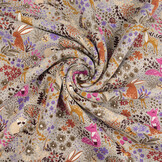 Jogging Alpenfleece Forest Animals Grijs Melange