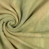 Sweatstoff Alpenfleece Tie Dye Grün