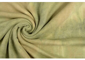 Sweatstoff Alpenfleece Tie Dye Grün