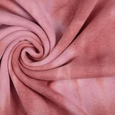 Sweatstoff Alpenfleece Tie Dye Rosa