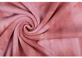 Sweatstoff Alpenfleece Tie Dye Rosa