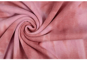 Jogging Alpenfleece Tie Dye Roze