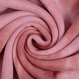 Sweatstoff Alpenfleece Tie Dye Rosa
