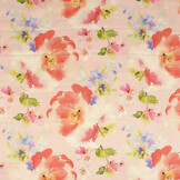Stretch Satin Printed Flower Galore
