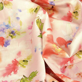Stretch Satin Bedruckt Blume Galore