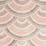 Stretch Poplin Waves Multi Rood