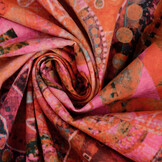 Stretch Poplin Mandala Multi-1