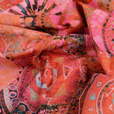 Stretch Poplin Mandala Multi-1