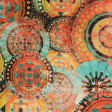 Stretch Poplin Mandala Multi-2