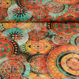 Stretch Popeline Mandala Multi-2