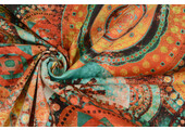 Stretch Poplin Mandala Multi-2