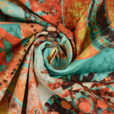 Stretch Popeline Mandala Multi-2