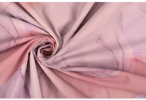 Stretch Poplin Aquarel Lila