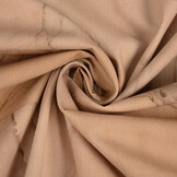 Stretch Poplin Aquarel Brown