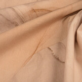 Stretch Poplin Aquarel Brown