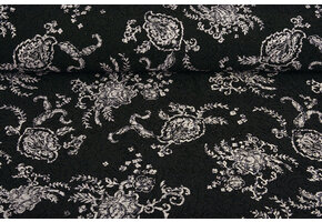 Embroidered Lace with Fine Glitter