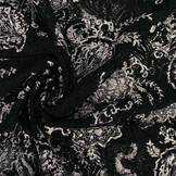 Geborduurd Kant met Fijne Glitter