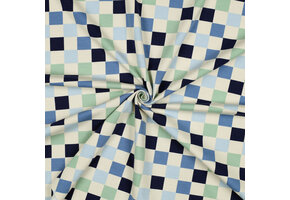 Digital  Cotton Jersey Blocks