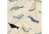 Digital  Cotton Jersey Whales