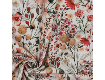 Digital Baumwolljersey Flowers