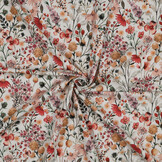 Digital  Cotton Jersey Flowers