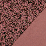 Double Gauze Fabric Axella Dark Old Pink