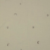 Double Gauze Moon and stars Natural