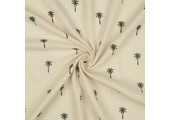 Double Gauze Palm Tree Natural