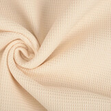 Waffle Pique Fabric Champagne Rose