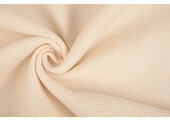 Waffelpiqué Baumwolle Champagne Rose