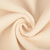 Waffelpiqué Baumwolle Champagne Rose