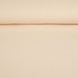 Mini Waffle Pique Fabric Champagne Rose