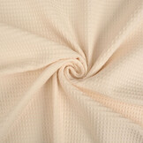 Mini Waffle Pique Fabric Champagne Rose