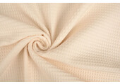 Mini Waffle Pique Fabric Champagne Rose