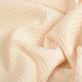 Mini Waffle Pique Fabric Champagne Rose