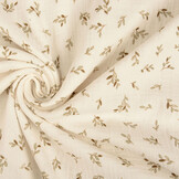 Double Gauze Fabric Elowyn Off-White