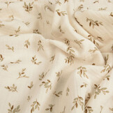 Baumwoll Musselin Stoff Elowyn Off-White