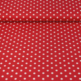 Poplin Dots Rood