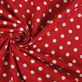 Poplin Dots Rood